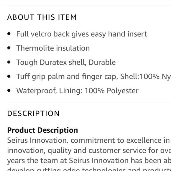 Girls insulated mittens - Picture 2 of 3